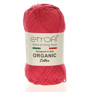 Organic Cotton tmavě růžová EB020