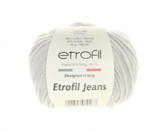 Příze Etrofil Jeans světle šedá 074