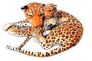leopardí máma s mládětem