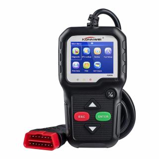 AUTOMOBILOVÁ DIAGNOSTIKA KONWEI KW680  (Konnwei KW680 OBD II / EOBD / CAN skener pro automobilovou diagnostiku podporuje všech 10 OBD II testovacích módů na všech vozidlech kompatibilních s OBD II pro kompletní diagnostiku. )