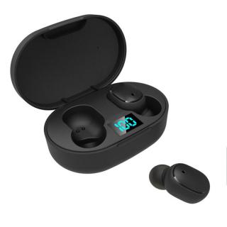 E6S TWS SLUCHÁTKA BLUETOOTH 5.0 - s digitálním diplejem (Bezdrátová stereofonní sluchátka do uší s nabíjecím boxem a mikrofonem.)