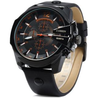 HODINKY CURREN 8176 pánské (Luxusní velké pánské hodinky z kvalitní oceli a skla zn. Curren. Design je velmi propracovaný)