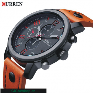 HODINKY CURREN CHRONO (Sportovní trendy hodinky s výrazným páskem)