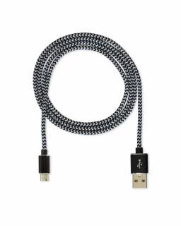 KABEL MicroUSB, 1m (Kabel určený pro všechny majitele mobilních telefonů, fotoaparátů, hudebních přehrávačů a dalších zařízení s tolik rozšířeným rozhraním micro USB. )