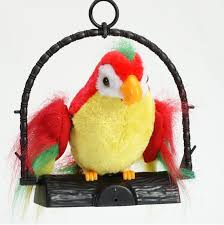 MLUVÍCÍ PAPOUŠEK (Sní Vaše dítě o domácím mazlíčkovi? Pokud ve zverimexu kouká a touží po barevném papouškovi, zvolte tuto hračku - mluvícího papouška. Je to úžasná hračka, která přesně zopakuje vše, co říkáte. )