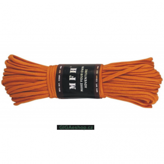 PADÁKOVÁ ŠŃÚRA 30m oranžová (Extrémně pevné lano určené pro extra silné magnety)