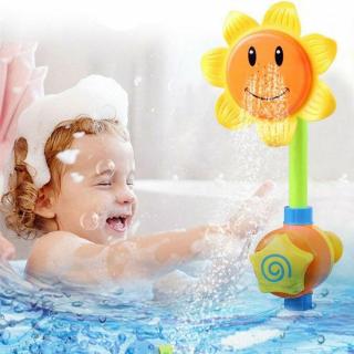 Sprcha do vany - slunečnice (Pestrobarevná sprcha v podobě slunečnice se bude líbit holčičkám i klukům. Děti si se slunečnicí užijí mnoho zábavy nejen při každodenním koupání ve vaně, ale také v letních měsících při dovádění v bazénu.)