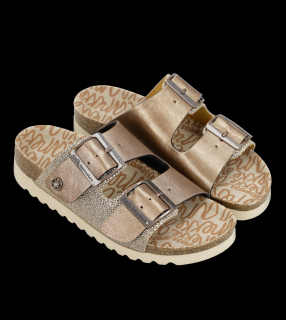 Anekke dámské kožené bio sandály Bronze Velikost: 36 - délka stélky 23,3 cm