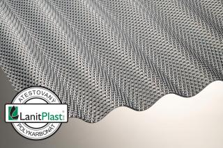 LANIT PLAST MARLON CSE DIAMOND VL 76/18 polykarbonátová deska antracit 1,045x5m PK1056-452