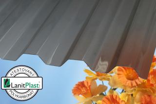 LANIT PLAST MARLON CSE FR ORIGINAL TR 76/16 polykarbonátová deska - bronz 1,06x3m PK842-17
