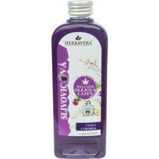 Herbavera Slivovicová Wellness olejová lázeň do koupele 400 ml