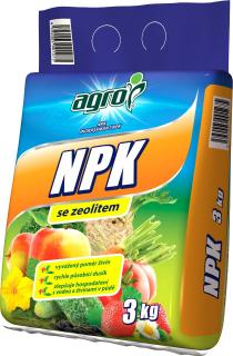 Hnojivo Agro NPK se zeolitem 3 kg