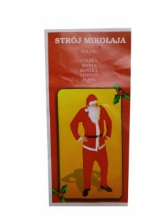 Mikuláš - SANTA kostým - jemný filc