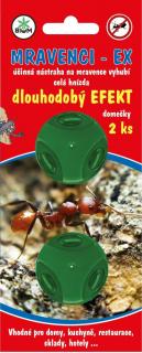 Návnada na hubení mravenců past domeček 2 ks s gelovou náplní MRAVENCI-EX