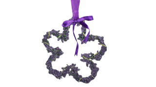 Levandulová kytička 17 cm (Dekorační levandulová kytička na zavěšení | Elegantní doplněk pro váš domov)