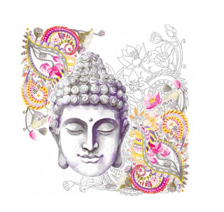 Ubrousky Buddha 33x33cm 20ks/bal 3-vrstvé (Papírové 3-vrstvé ubrousky s motivem Buddhy a ornamenty. Rozměr 33x33cm(po rozložení), balení 20ks.)