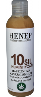 10SIL HUMINITY CARE rašelinová masážní emulze 200ml (rašelina, zázvor, křen, konopí, kostival lékařský)