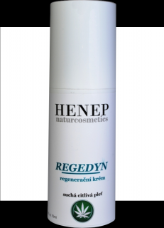 REGEDYN  regenerační krém z konopí a dýně 50ml (pro citlivou a namáhanou pleť)