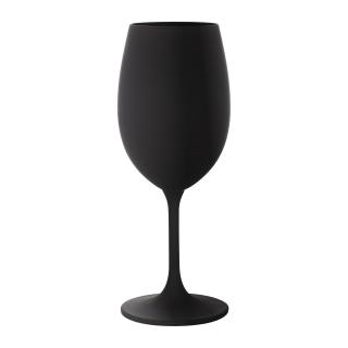 Černá sklenička víno s vlastním nápisem 450ml
