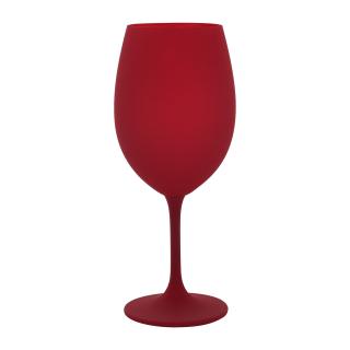 Červená sklenička víno s vlastním nápisem 450ml