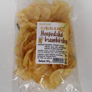 Hospodské brambůrky smažená cibulka - 100g