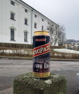 Novopacké Granát - pivo 0,5l plech