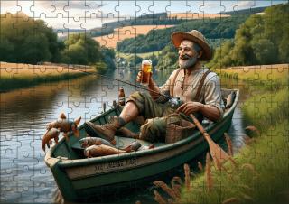 Puzzle - Rybář