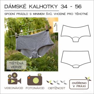 Dámské kalhotky  (vel.  34 - 56)