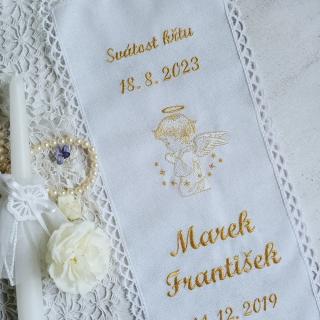 Křestní rouška 013/a