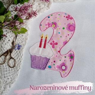 Narozeninové muffiny