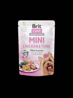 Brit Care Dog Mini Chicken&amp;Tuna fillets in gravy 85g