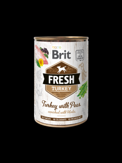 Brit Dog Fresh konz Turkey with Peas 400g