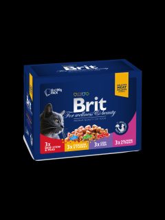 Brit Premium Cat kapsa Family Plate 1200g (12x100g)