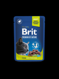 Brit Premium Cat kapsa Lamb for Sterilised 100g