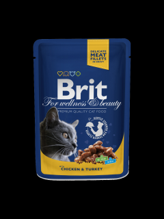 Brit Premium Cat kapsa with Chicken &amp; Turkey 100g