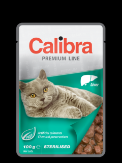 Calibra Cat kapsa Premium Sterilised Liver 100g