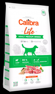 Calibra Dog Life Adult Medium Breed Lamb 12kg