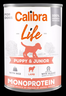 Calibra Dog Life  konz.Puppy&amp;Junior Lamb&amp;rice 400g