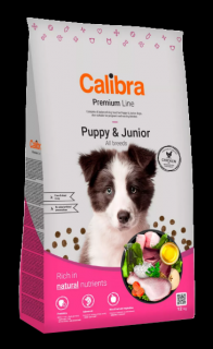 Calibra Dog Premium Line Puppy&amp;Junior 12kg + 3kg ZDARMA