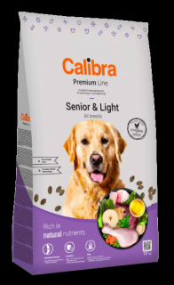 Calibra Dog Premium Line Senior&amp;Light 12kg + 3kg ZDARMA