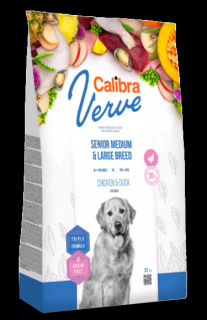 Calibra Dog Verve GF Senior M&amp;L Chicken&amp;Duck 12kg