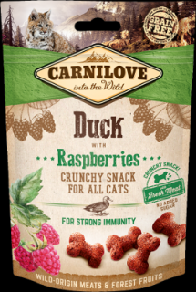 Carnilove Cat Crunchy Snack Duck&amp;Raspberries 50g
