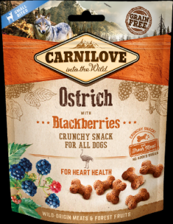Carnilove Dog Crunchy Snack Ostrich&amp;Blackberries 200g