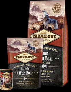 Carnilove Dog Lamb &amp; Wild Boar for Adult 1,5kg