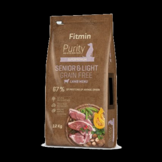 Fitmin dog Purity GF Senior&amp;Light Lamb 12kg