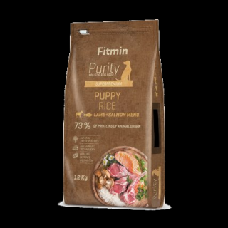 Fitmin dog Purity Rice Puppy Lamb&amp;Salmon 12kg