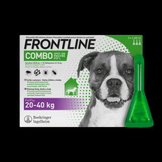 FRONTLINE COMBO spot-on pro psy L (20-40kg)-1x2,68ml