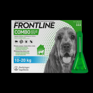 FRONTLINE COMBO spot-on pro psy M (10-20kg)-1x1,34ml