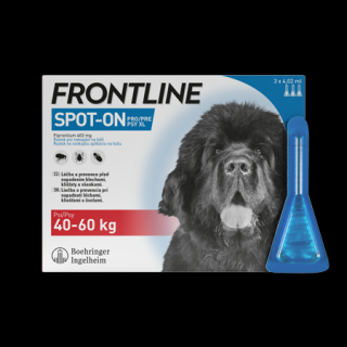 FRONTLINE SPOT ON pro psy XL (40-60kg) - 1x4,02ml