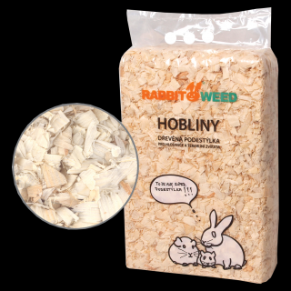 Hobliny podestýlka hrubá RabWeed 30l/0,6 kg